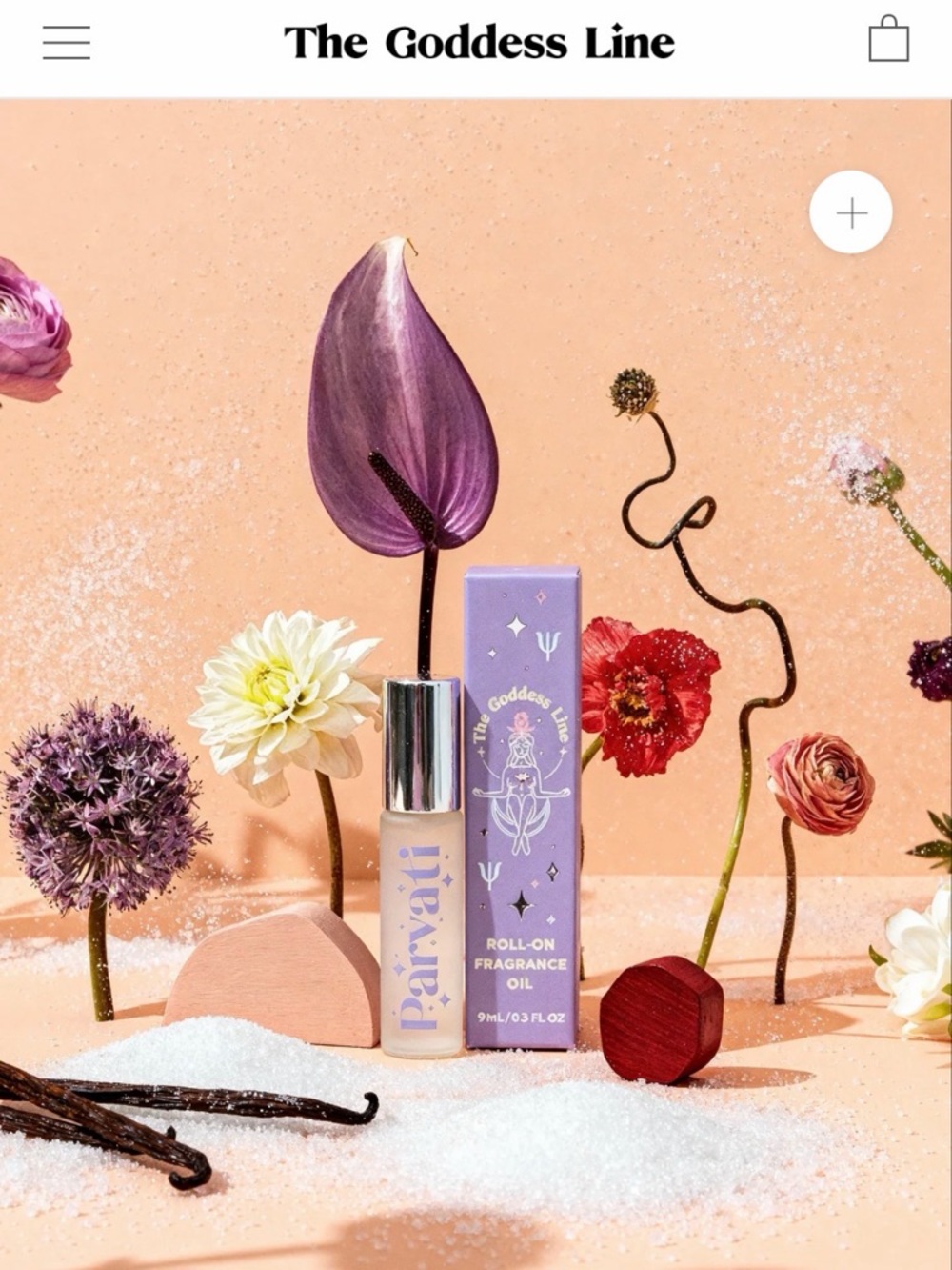 Roller ball perfume
